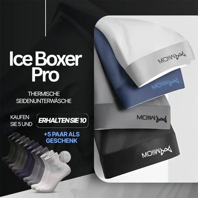 Ice Boxer Pro™ – Thermo-Seidenunterwäsche: Komfort der Extraklasse – Kaufe 5, erhalte 10!