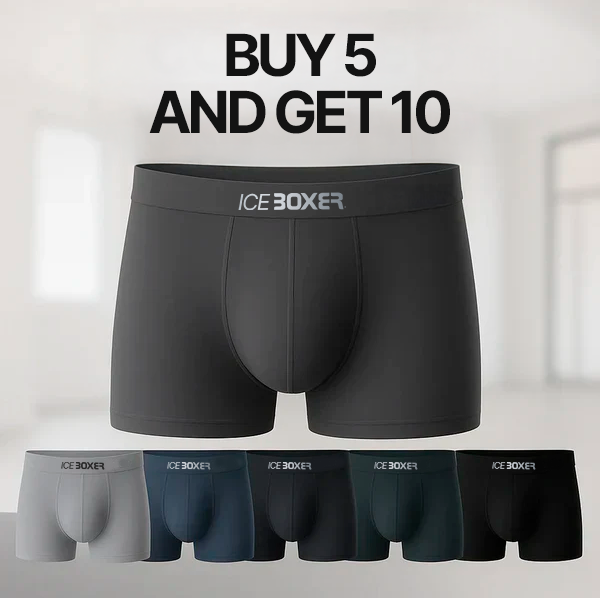 Ice Boxer Pro™ – Premium Silk Underwear for Ultimate Comfort — Buy 5, Get 5 FREE!